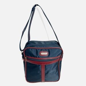 Vintage Samsonite Single Compartment Carry-On Travel Suitcase Adjustable Strap